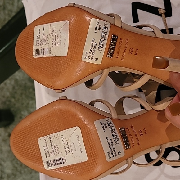 SCHUTZ Laurine oyster heels 7 - Picture 4 of 8